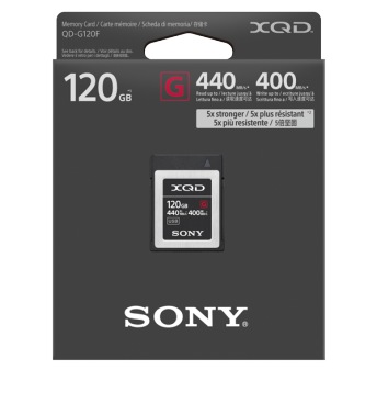 Карта памяти Sony XQD 120F 120Gb class10 440/400Mb/s (QDG120F)